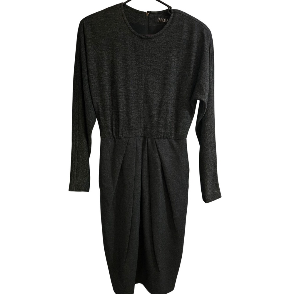 Vintage Gillian Gray Dress Long Sleeve *Read Description‎ *
